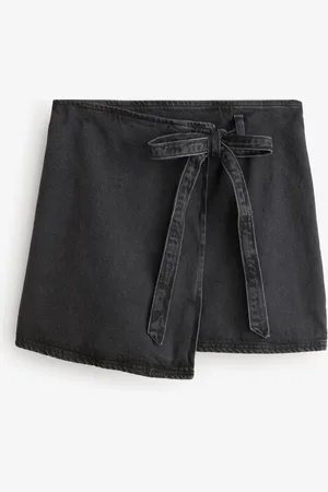 Next Denim minirok met overslag van 100% katoen44tall