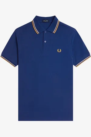 Fred Perry Polo met tweekleurig gestreept randjeSmall