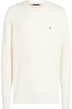 Tommy Hilfiger 100% Cotton Herringbone Crew Neck JumperXL