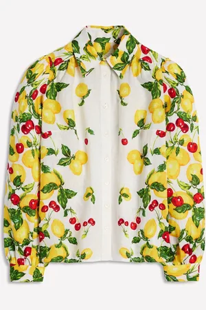 Boden Placement Print 100% Linen Shirt46