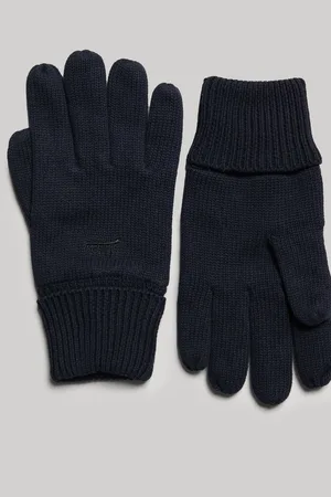 Superdry Gebreide handschoenen met logoEén