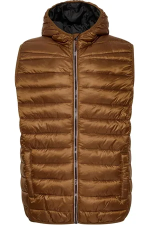 Blend Bodywarmer met capuchon van gemengde stofL