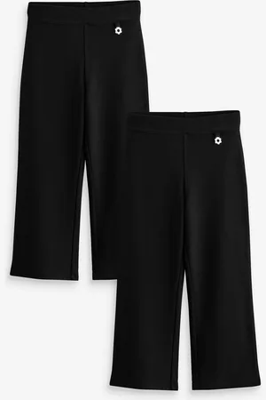 Next 2 Pack Pull-On Cotton Rich Stretch Bootcut School Trousers (3-17yrs)17 Jaar (182cm)