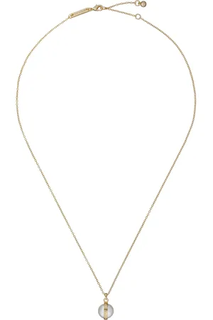 Ted Baker PERRETI: Logo Pearl Pendant NecklaceEén
