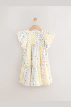Next Printed 100% Cotton Ruffle Dress (3-16yrs)134140cm