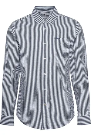 Barbour Cresswell seersucker maatgesneden overhemdX-large