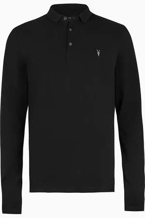AllSaints AllSaints Reform poloshirt met lange mouwenM