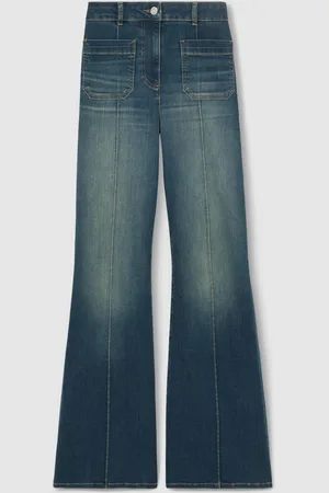 Reiss Sakura Patch-Pocket Flared Jeans27