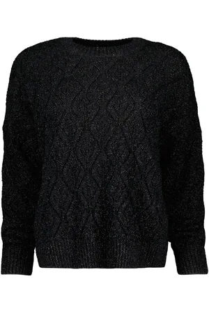 Baukjen Lumi Sparkle Stitch Detail Black Jumper38