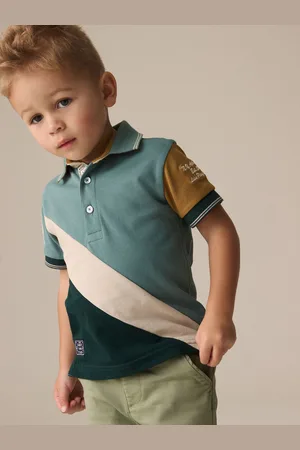 Next Short Sleeve Sash 100% Cotton Polo Shirt (3mths-7yrs)9