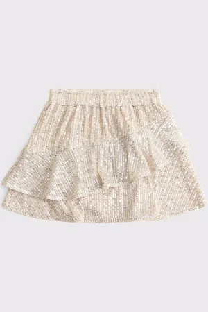 Abercrombie & Fitch Gold Sequin Occasion Party Skirt13