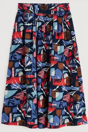 Seasalt Cornwall Multi Mevagissey 100% Organic Cotton Midi Skirt42