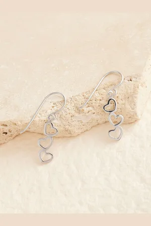 Next Triple Heart Drop EarringsEén