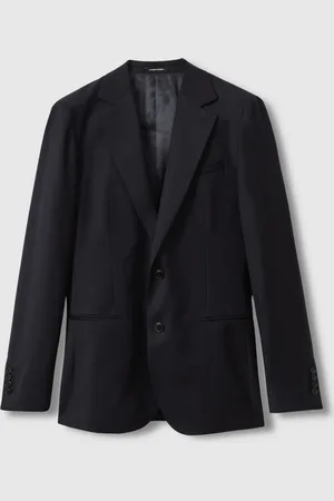 Reiss Aspire Single Breasted Wool Suit Slim-Fit Jacket46