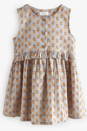Next Sleeveless Peplum 100% Cotton Dress (3mths-8yrs)5
