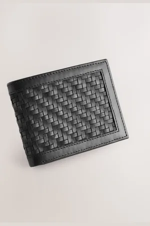 Next Leather Woven Walleteen maat