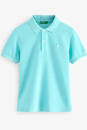 Benetton Boys Pique 100% Cotton Polo Shirt11