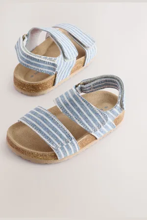 Next Sandalen met kurken voetbed en twee bandjesuk11eu29