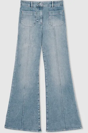 Reiss Sakura Patch-Pocket Flared Jeans34W x 33L (UK 34 L)