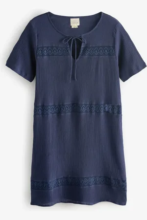 ASPIGA Roxy Crinkle Lace 100% Organic Cotton DressesXS