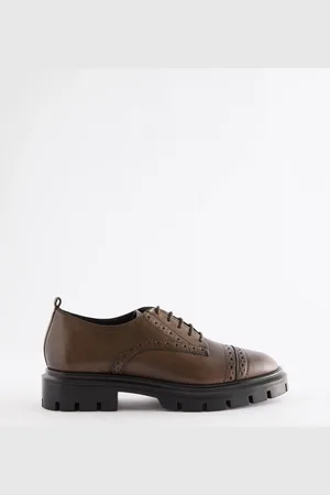 Next Forever Comfort Leather Cleat Brogue Lace-Up ShoesEU 36 (UK 3.5)