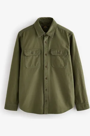 Next 100% katoenen utility overshirt met twee zakken2X-Large