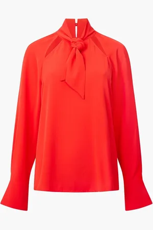 French Connection Carmen blouse van crêpestofmedium