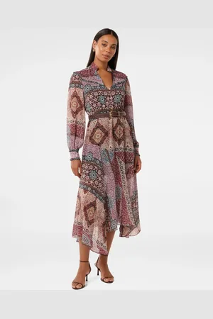 Forever New Shelly Frill Trim Midi Dress38