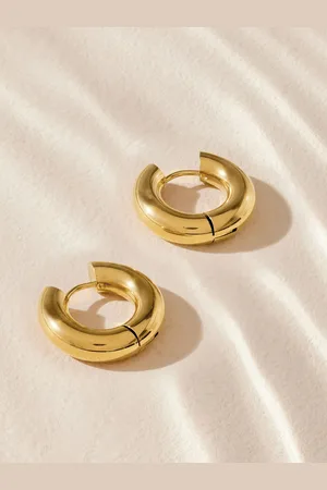 Next Stainless Steel Chubby Hoop EarringsEén