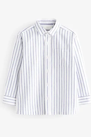 Next Relaxed Fit Long Sleeve 100% Cotton Oxford Shirt (3-16yrs)14 Jaar (164cm)