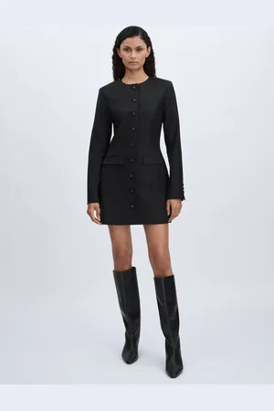 Anna Quan Getailleerde mini-jurk met knoopsluiting34
