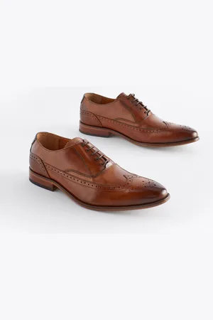 Next Leren Oxford-brogues met gevleugeld neusstukEU 45 (UK 11)