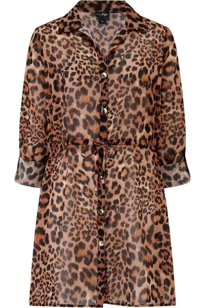 Pour Moi Stranndoverhemd van chiffon met knopen46