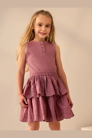 Next Tiered Skirt 100% Cotton Dress (3-12yrs)5 Jaar (110cm)