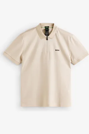 HUGO BOSS Golf Cotton Philix Zip Neck Regular-Fit Polo Shirt2X-Large