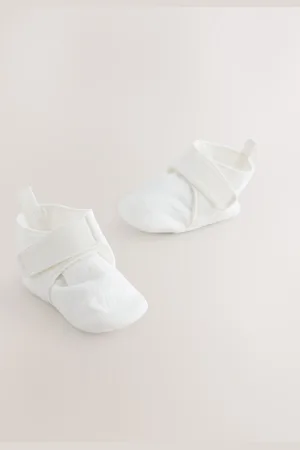 Next Muslin Touch Fastening Baby Bootie Shoes (0-2mths)5662cm