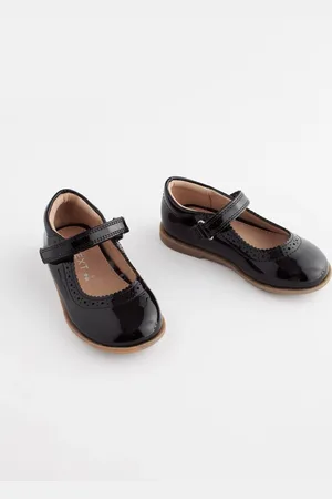 Next Leather Mary Jane Touch fastening BroguesEU 24 (UK 7)