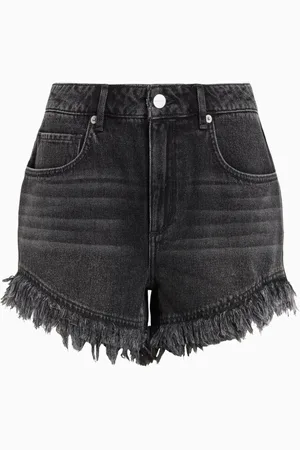 AllSaints AllSaints Astrid Fray 100% Cotton Shorts53