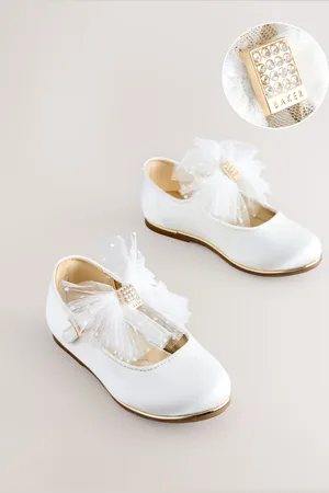Ted Baker Mary Jane gelegenheidsschoenen met strik voor meisjesEU 24 (UK 7)