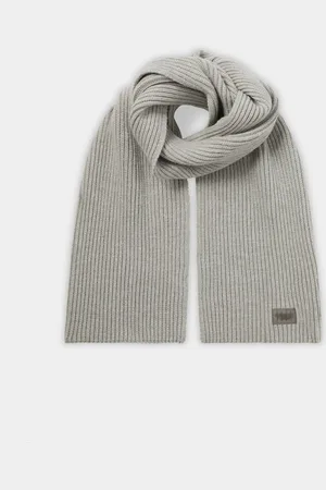 Osprey Grey Ribbed ScarfEén