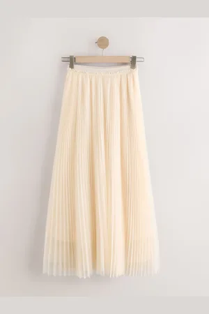Next Pleated Mesh Tulle Maxi SkirtEU 44 XL Tall (UK 16 XL Tall)