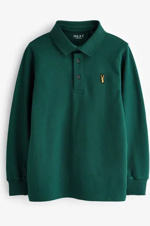 Next Poloshirt met lange mouwen (3