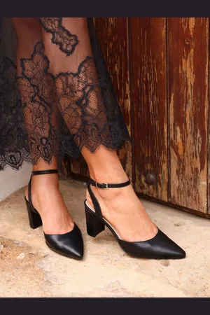 Linzi Rendall Pumps met blokhak en open achterkantEU 39 (UK 6)