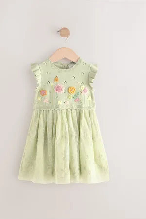 Next Floral Mesh Twofer Dress (3mths-10yrs)8