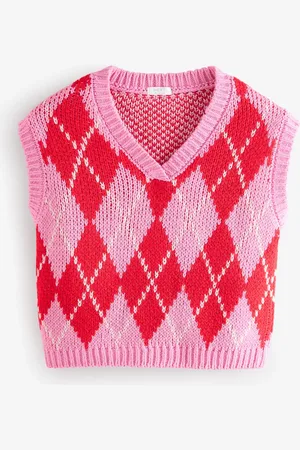 Next Argyle Knitted Tank (3-16yrs)9 Jaar (134cm)