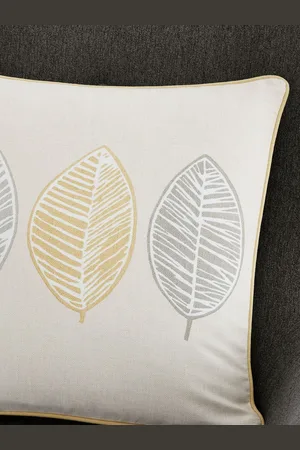 FUSION Skandi Leaf 100% Cotton Cushion43x43 cm