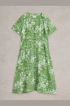 White Stuff Iris 100% Linen Dress48