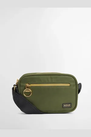 Barbour Qualify micro schoudertas van 100% katoenEén