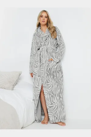 Long Tall Sally Badjas met clipsluiting en sjaalkraag36-38 Lang