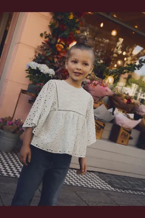 Next 100% Cotton Broderie Blouse (3-16yrs)9 Jaar (134cm)